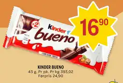 Coop Prix Kinder bueno tilbud