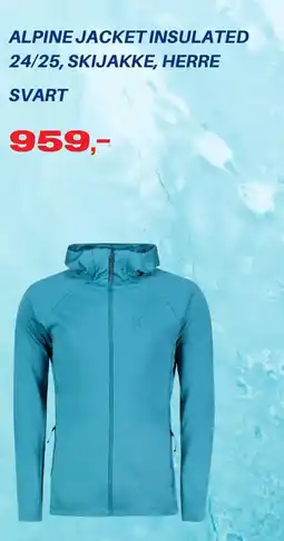 XXL Sport Alpine jacket insulated 24/25, skijakke, herre tilbud