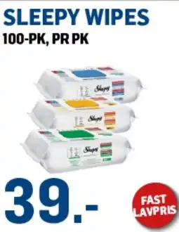 Price Lagerbutikk Sleepy Wipes tilbud