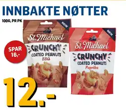 Price Lagerbutikk St. Michael innbakte nøtter tilbud