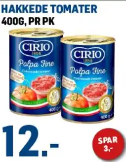Price Lagerbutikk Cirio hakke de tomater tilbud