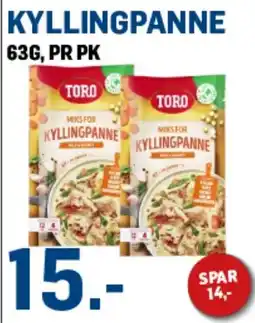 Price Lagerbutikk Toro Kyllingpanne tilbud