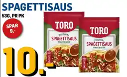 Price Lagerbutikk Toro spagettisaus tilbud