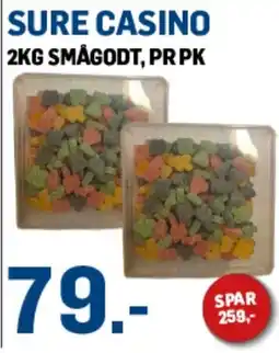 Price Lagerbutikk Sure Casino tilbud