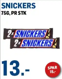 Price Lagerbutikk Snickers tilbud