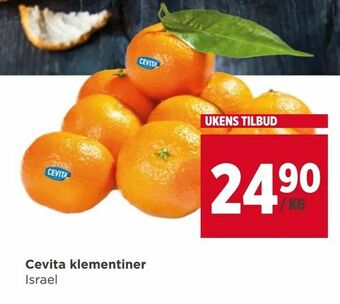 Meny Cevita klementiner tilbud