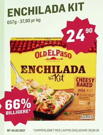 Old El Paso Enchilada the Kit