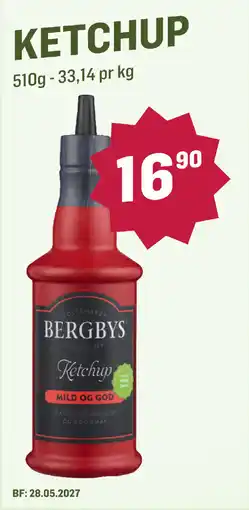 Holdbart Bergbys Ketchup tilbud