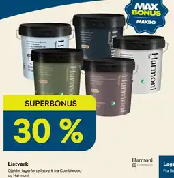 Maxbo Harmoni listverk tilbud