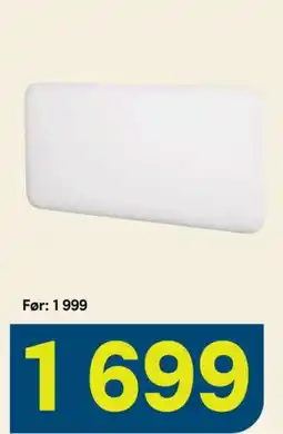 Maxbo White rectangular light tilbud