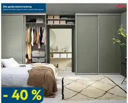 Maxbo Elfa garderobeinnredning tilbud