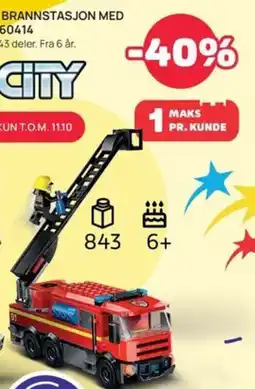 Extra Leker City brannstasjon med 60414 tilbud