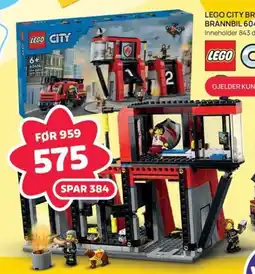 Extra Leker Lego City Brannbil tilbud