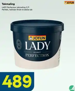 Maxbo Jotun lady perfection takmaling tilbud