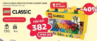 Lego classic kreative store klosser