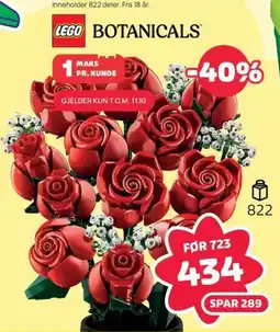 Extra Leker Lego botanicals tilbud