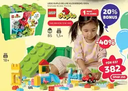 Extra Leker Lego duplo deluxe klosseboks 10914 tilbud