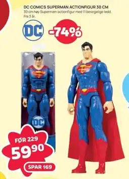 Extra Leker DC Comics Superman Actionfigur tilbud