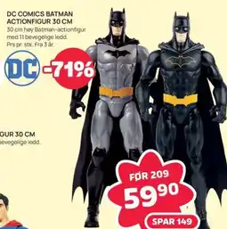 Extra Leker DC Comics Batman actionfigur tilbud