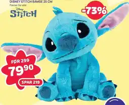 Extra Leker Disney Stitch bamse tilbud