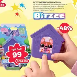 Extra Leker Bitzee interaktivt hundehus tilbud