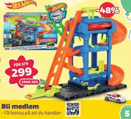 Extra Leker Hot Wheels Tunnel Twist Car Wash tilbud