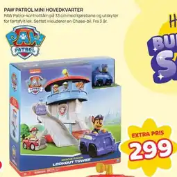 Extra Leker Paw patrol mini hovedkvarter tilbud