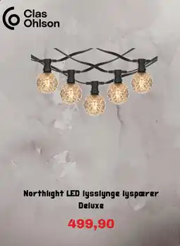 Clas Ohlson Clas Ohlson Northlight LED lysslynge lyspærer Deluxe tilbud