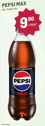 Holdbart PEPSI MAX tilbud
