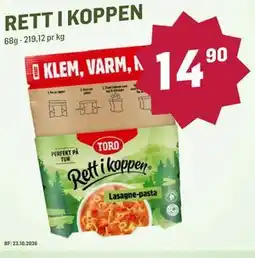 Holdbart RETT I KOPPEN tilbud