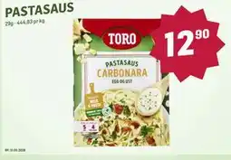 Holdbart PASTASAUS tilbud