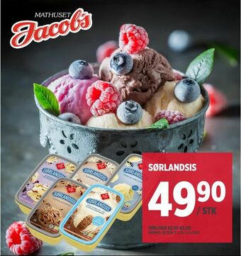 Jacobs Sørlandsis tilbud