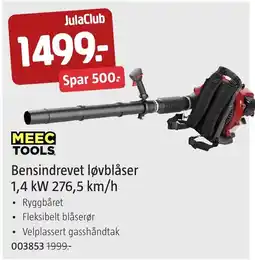 Jula MeeC Tools bensindrevet løvblåser tilbud