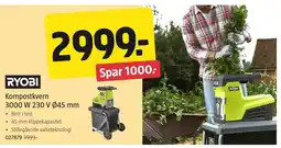 Jula Ryobi kompostkvern tilbud