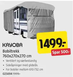 Jula Kayoba Bobiltrekk tilbud