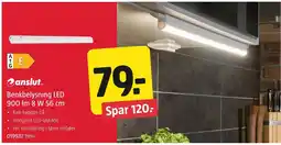 Jula Benkbelysning LED 900 Im 8 W 56 cm tilbud