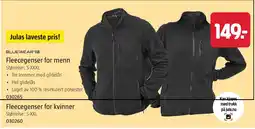 Jula Bluewear Fleecegenser for menn tilbud