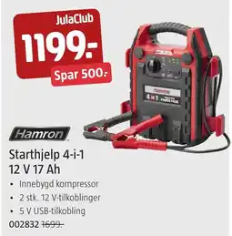 Jula Hamron Starthjelp 4-i-1 tilbud
