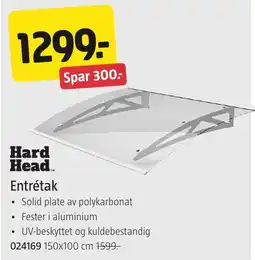 Jula Hard Head Entrétak tilbud