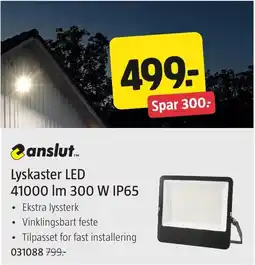 Jula anslut Lyskaster LED tilbud