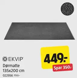 Jula Ekvip dørmatte tilbud