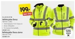 Jula Refleksjakke fleece tilbud