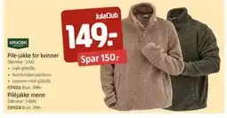 Jula Pile-jakke for kvinner, Medlemspris tilbud