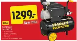 Jula Kompressor 24 l 1500 W tilbud