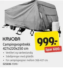 Jula Campingvogntrekk 427x220x250 cm tilbud