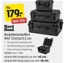 Jula Beskyttelseskoffert IP67 27x25x17,5 cm tilbud