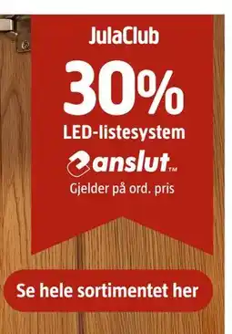 Jula LED-listesystem tilbud