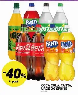 Bunnpris COCA COLA, FANTA, URGE OG SPRITE tilbud