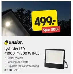 Jula Lyskaster LED 41000 lm 300 W IP65 tilbud