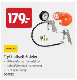 Jula Trykkluftsett 6 deler tilbud